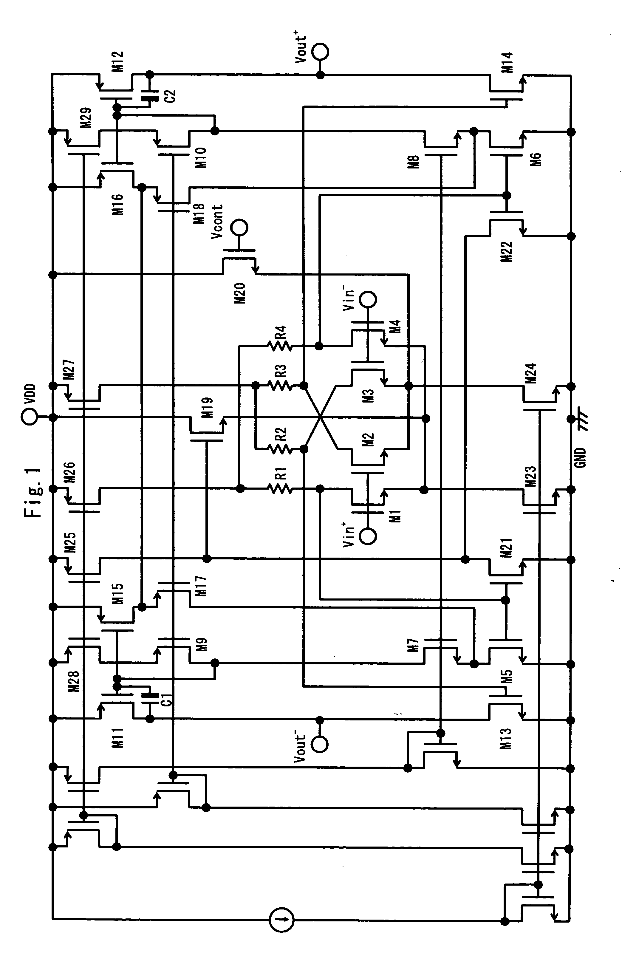 Operational amplifier circuit