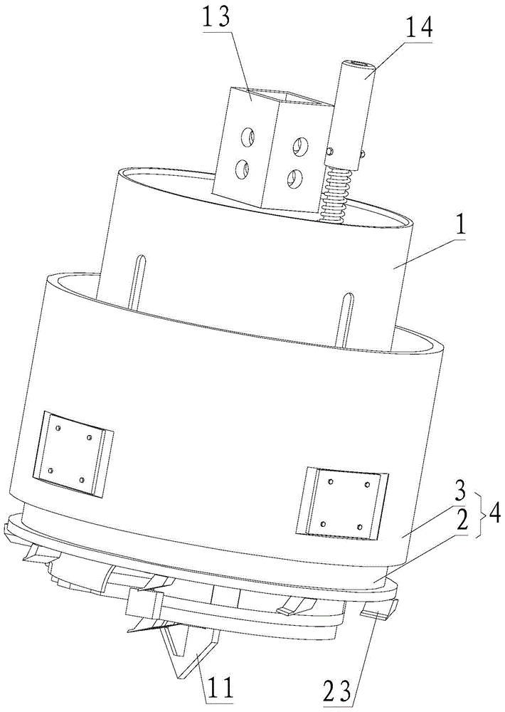 Drilling tool and rotary drilling jig