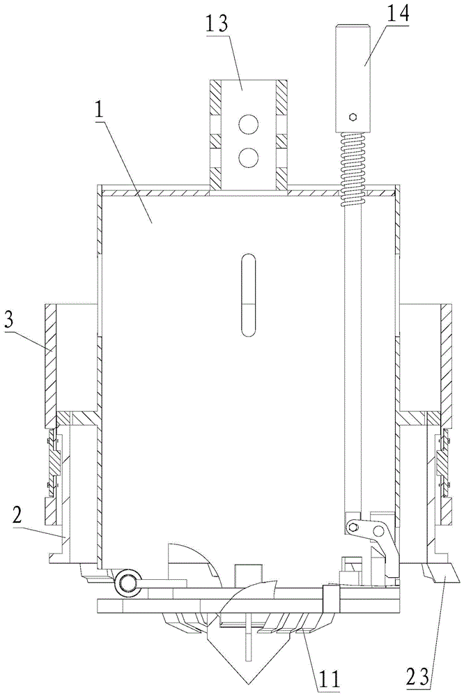 Drilling tool and rotary drilling jig