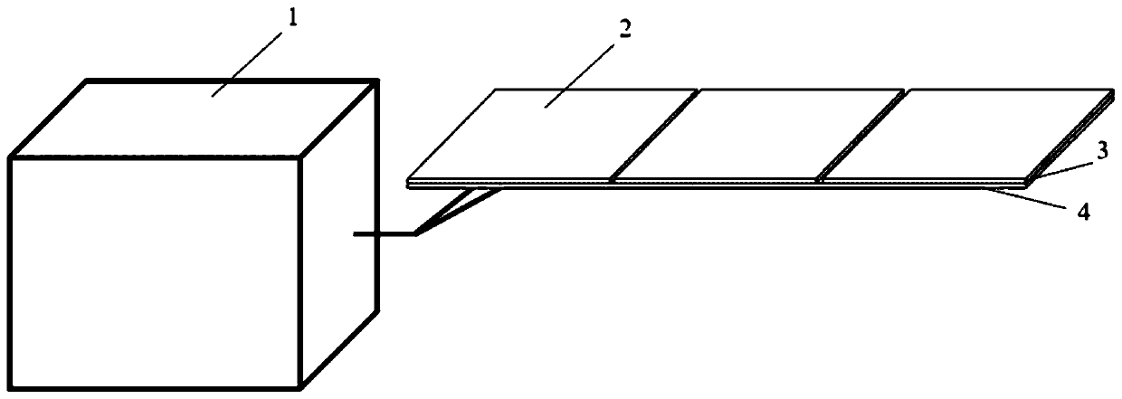 Solar power generation and thermoelectric power generation integrated system for artificial satellite