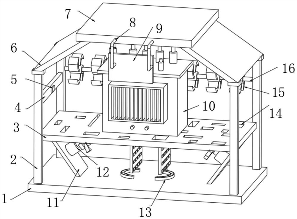 Outdoor transformer temperature control system based on single-chip microcomputer