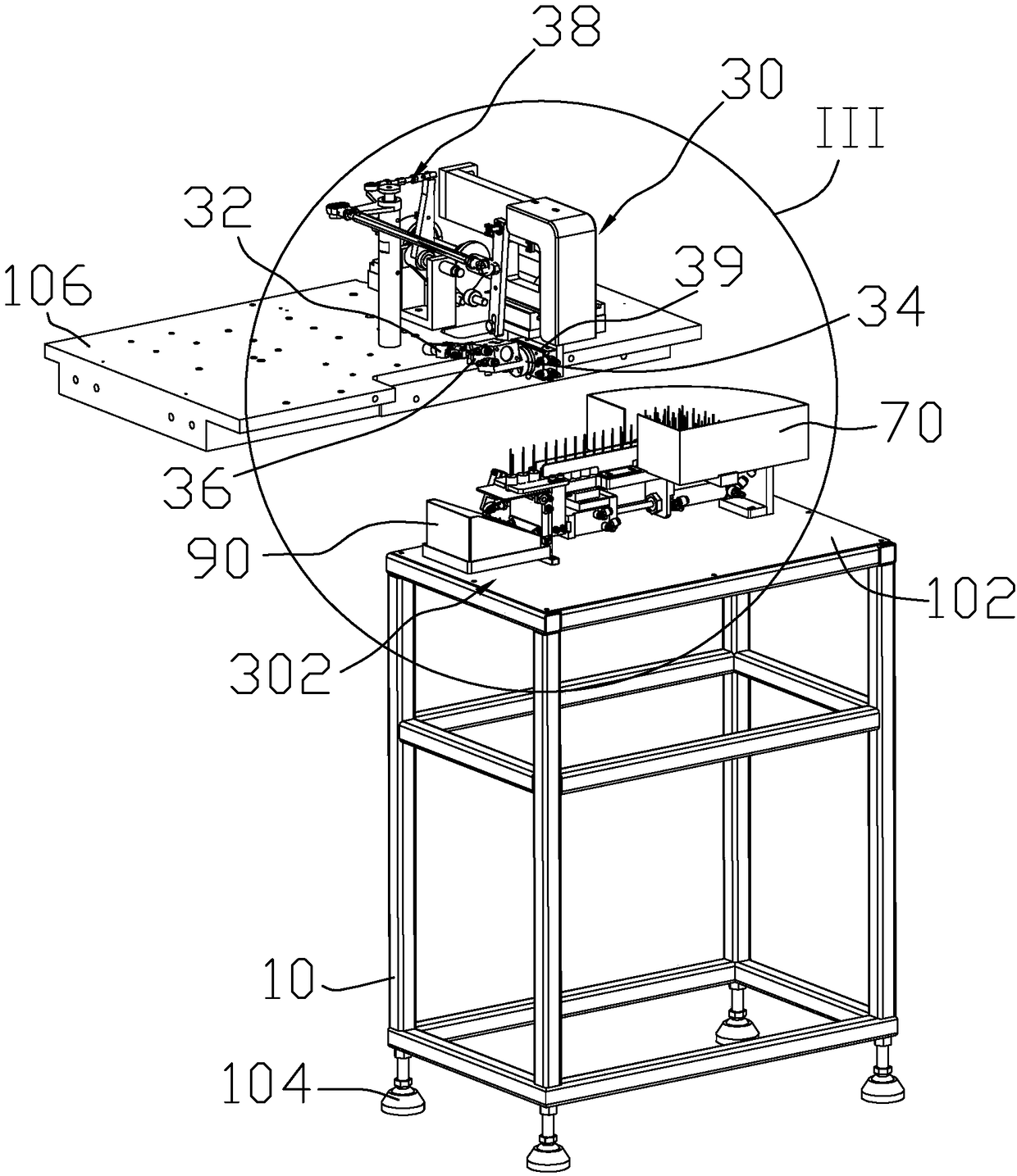 Automatic discharging device