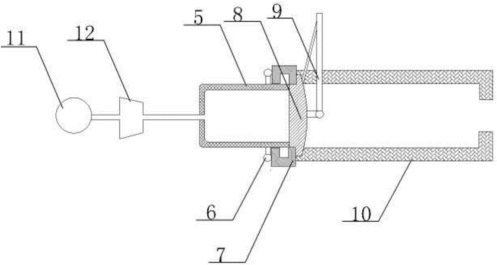 Air kinetic-energy aircraft lancing device