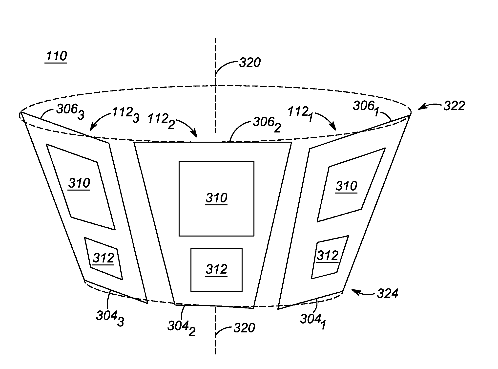 Antenna array with asymmetric elements