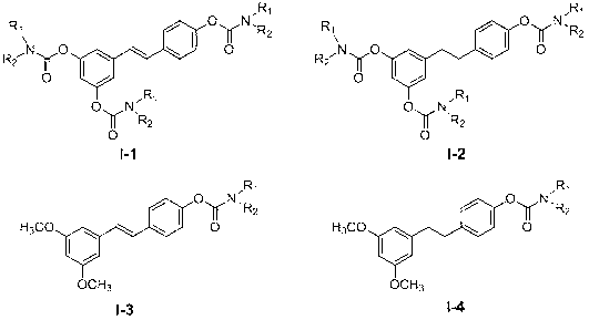 Carbamate compounds, preparation method and application thereof