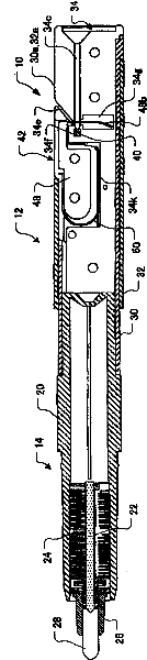 Needle thread passing device