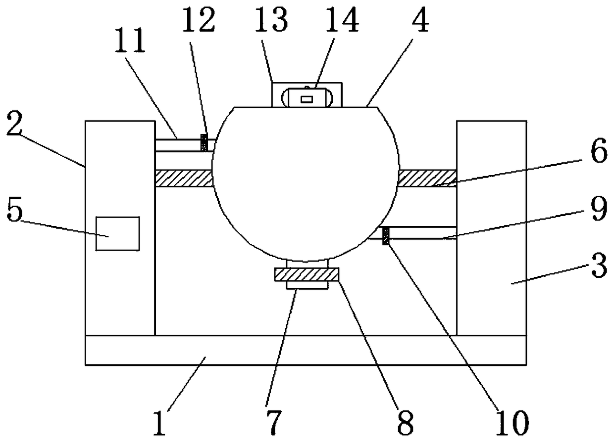 Omeprazole sodium mixing device