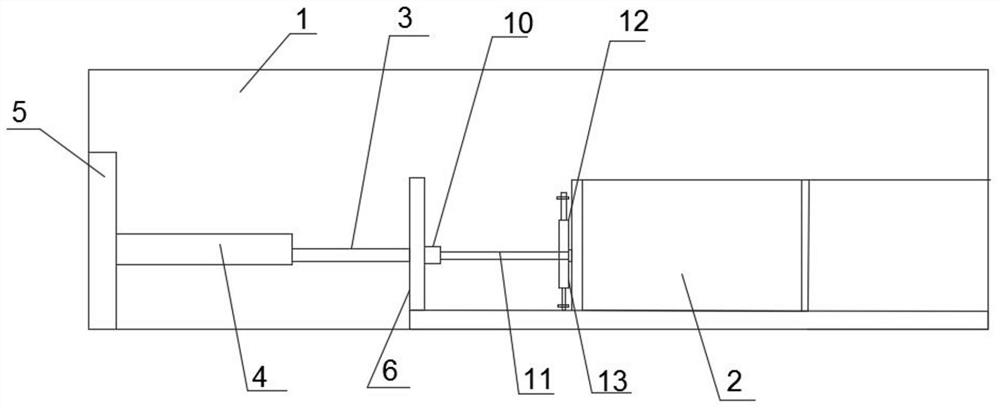 Auxiliary device for adjusting the force of jacking pipe