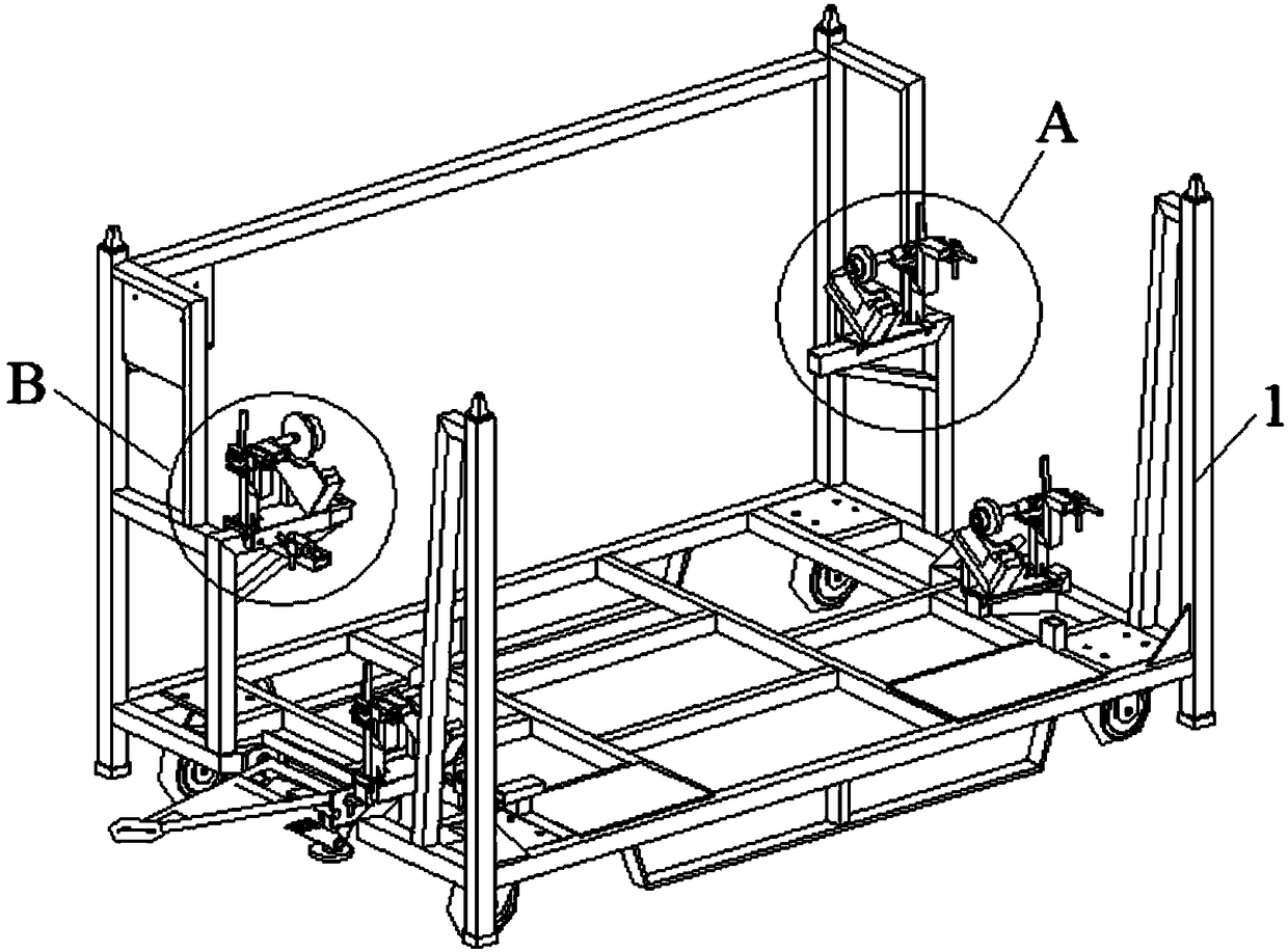 Automobile instrument panel material frame