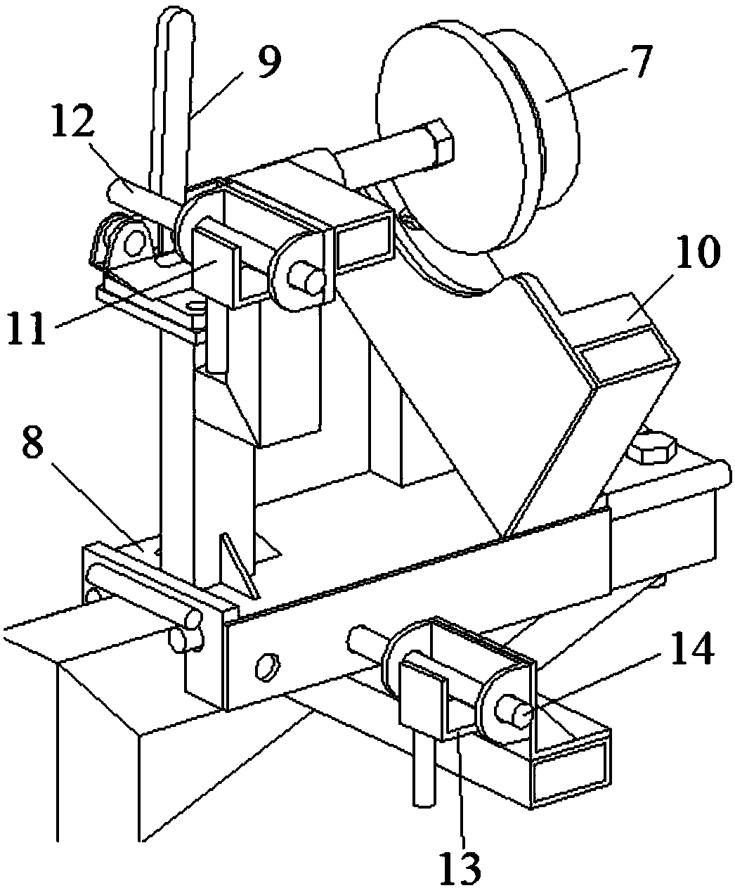 Automobile instrument panel material frame