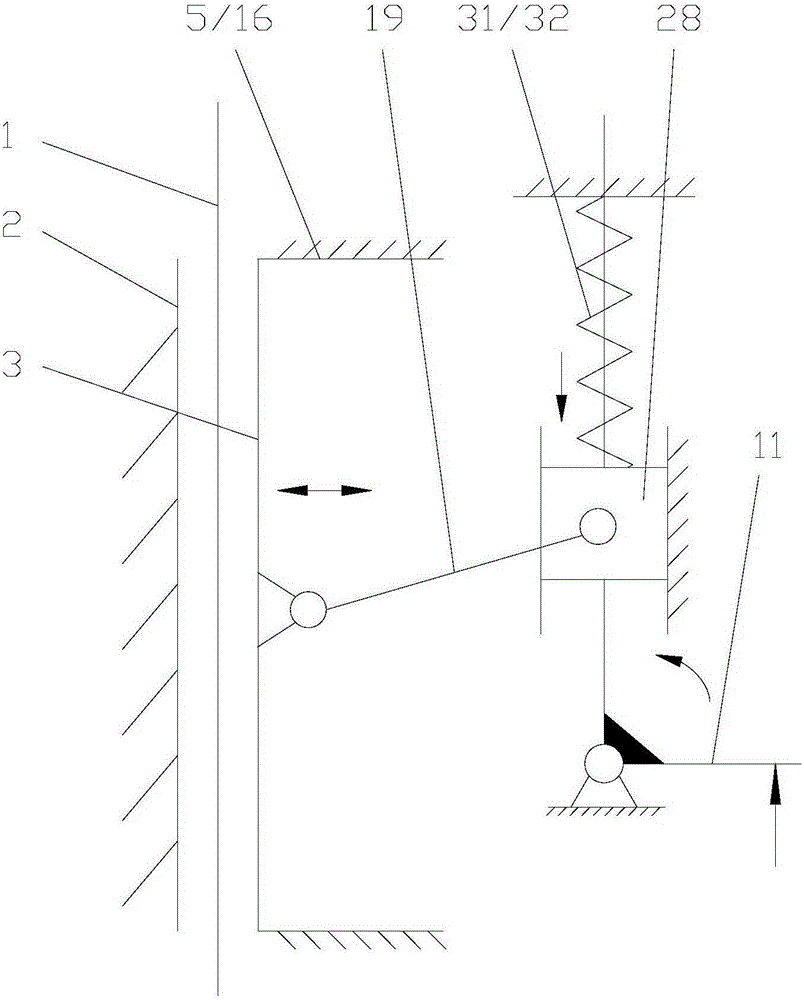 An elevator rope clamp for preventing accidental movement