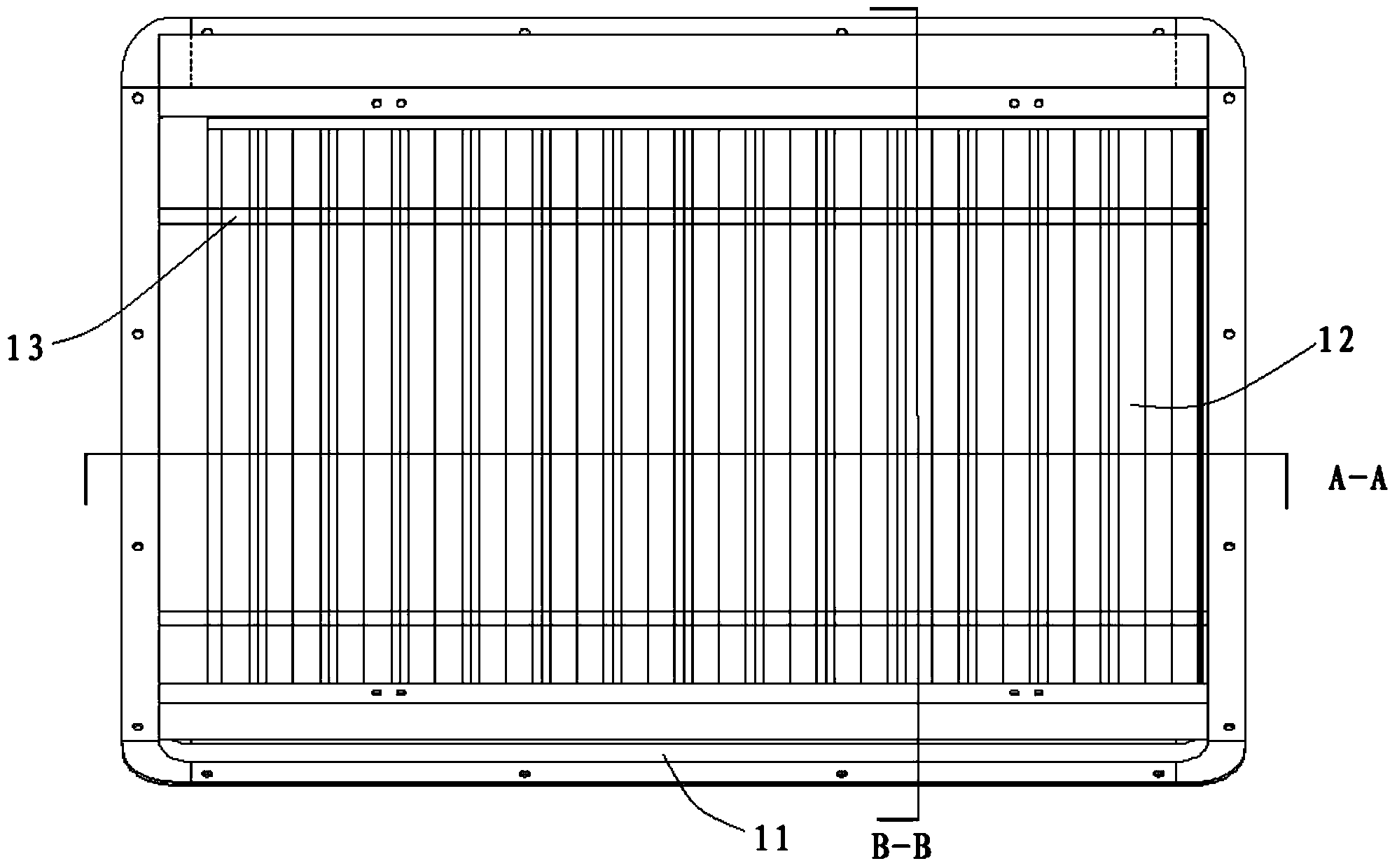 Aluminum alloy grating and welding process thereof