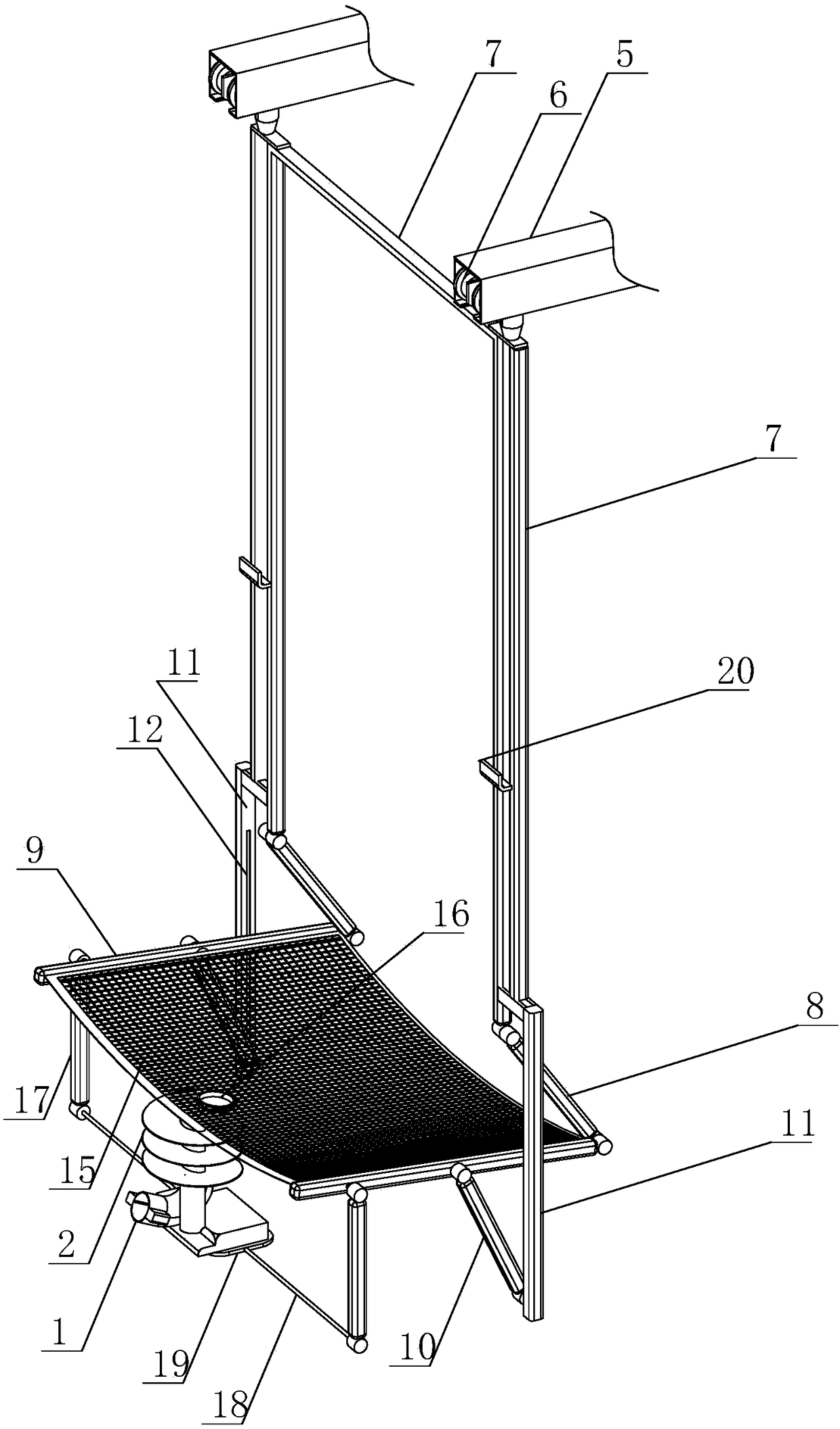 Indoor baseball batting exercise all-in-one machine