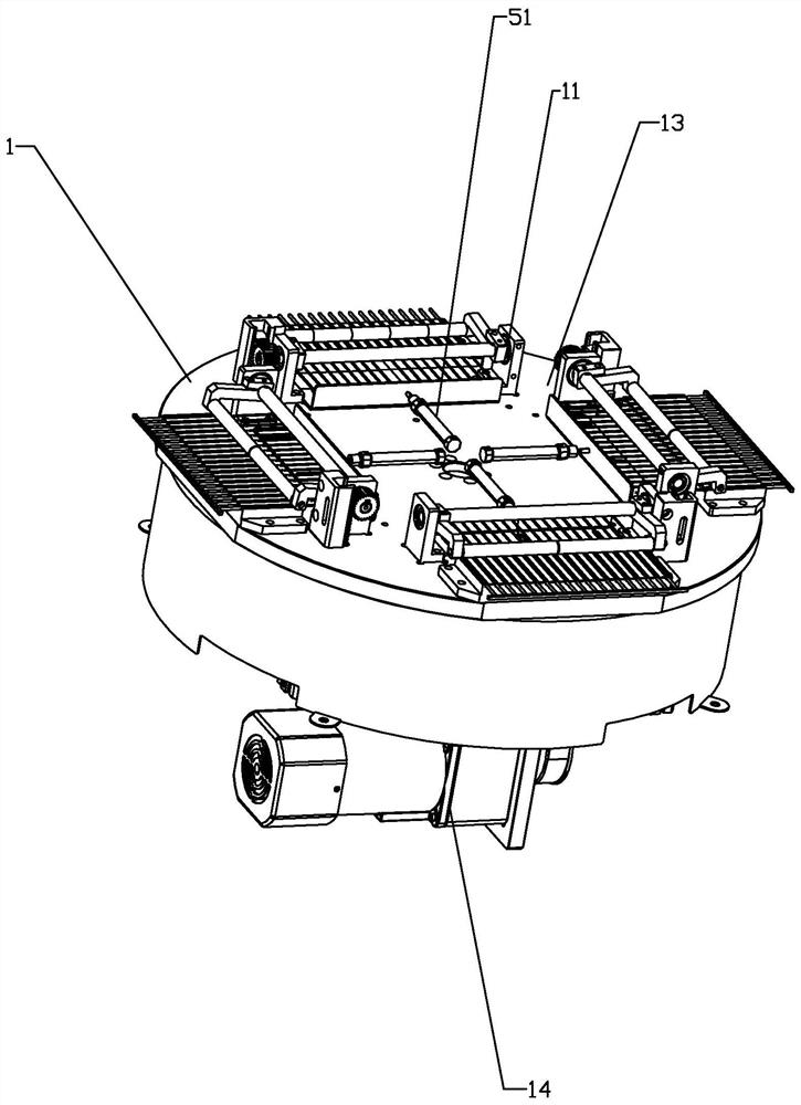 An automatic separation device for thin rods and plates