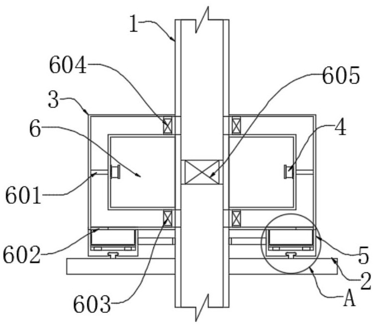 Coal mill outlet total cross-section pulverized coal sampling device