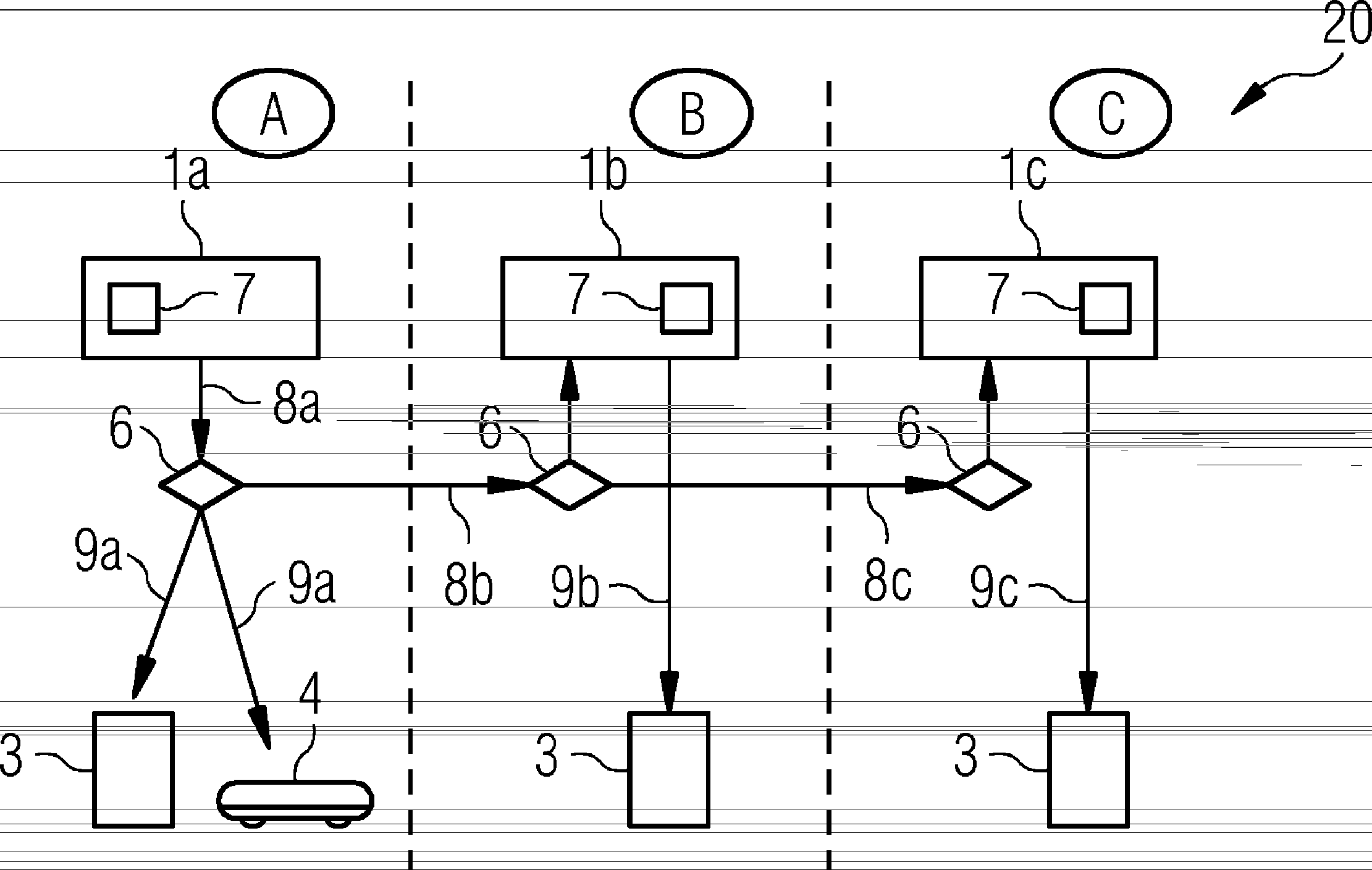 Key management system and method for a train protection system