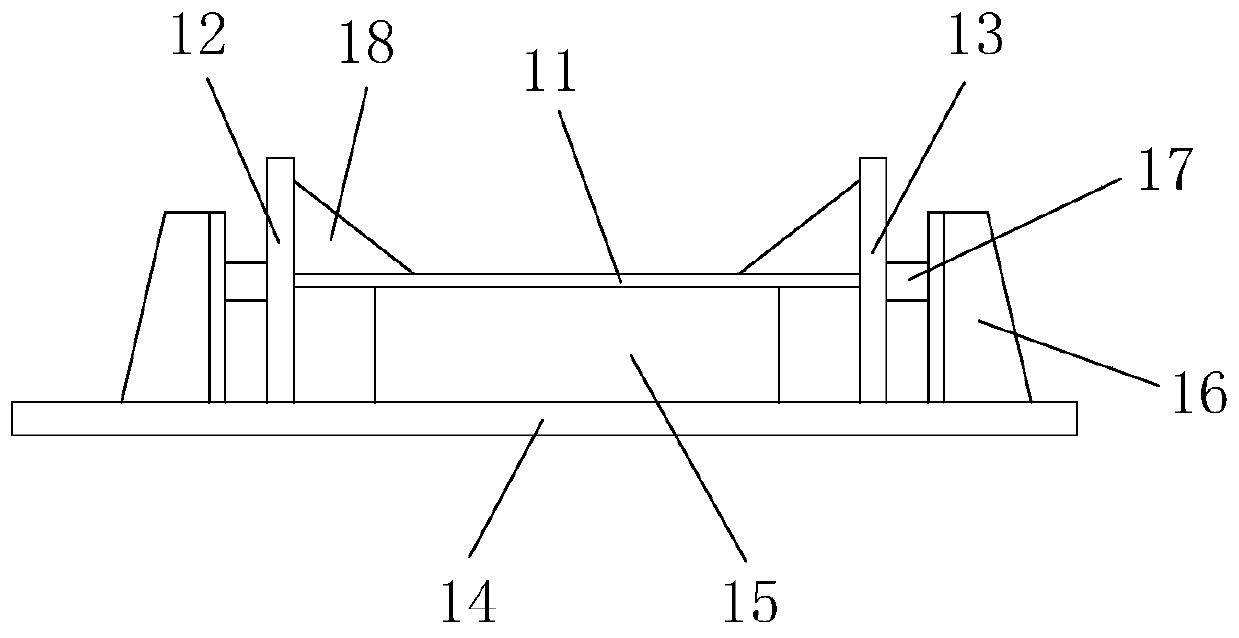 Method for manufacturing large tonnage heavy solid-web crane beam pre-arch camber