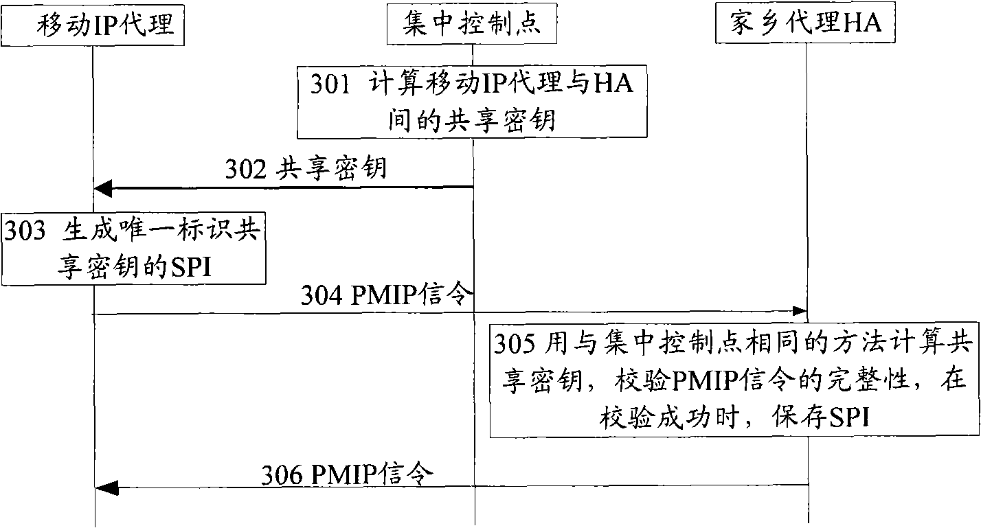 Method, system and apparatus for protecting proxy mobile internet protocol signalling