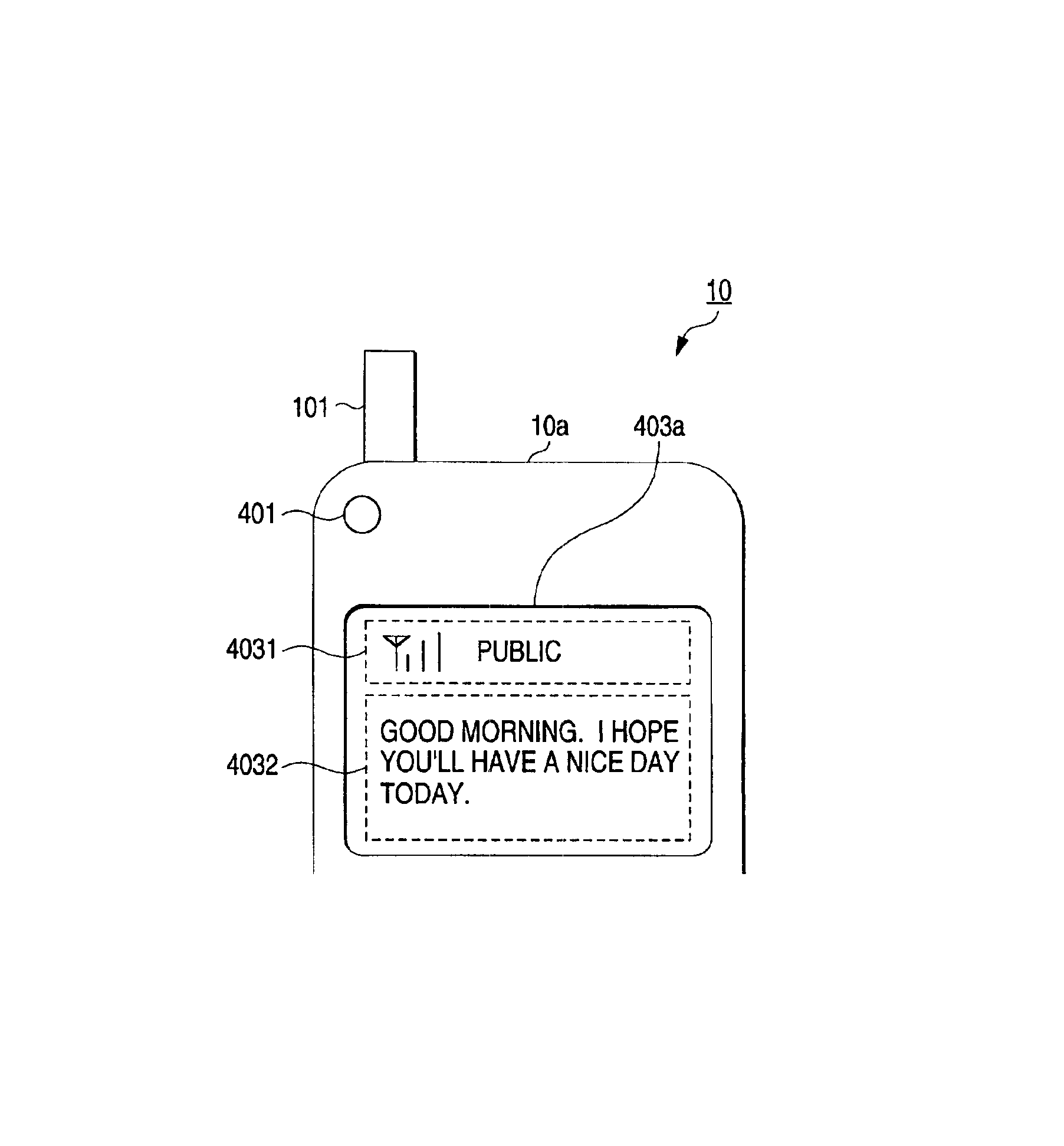 Mobile communication terminal and information display method thereof