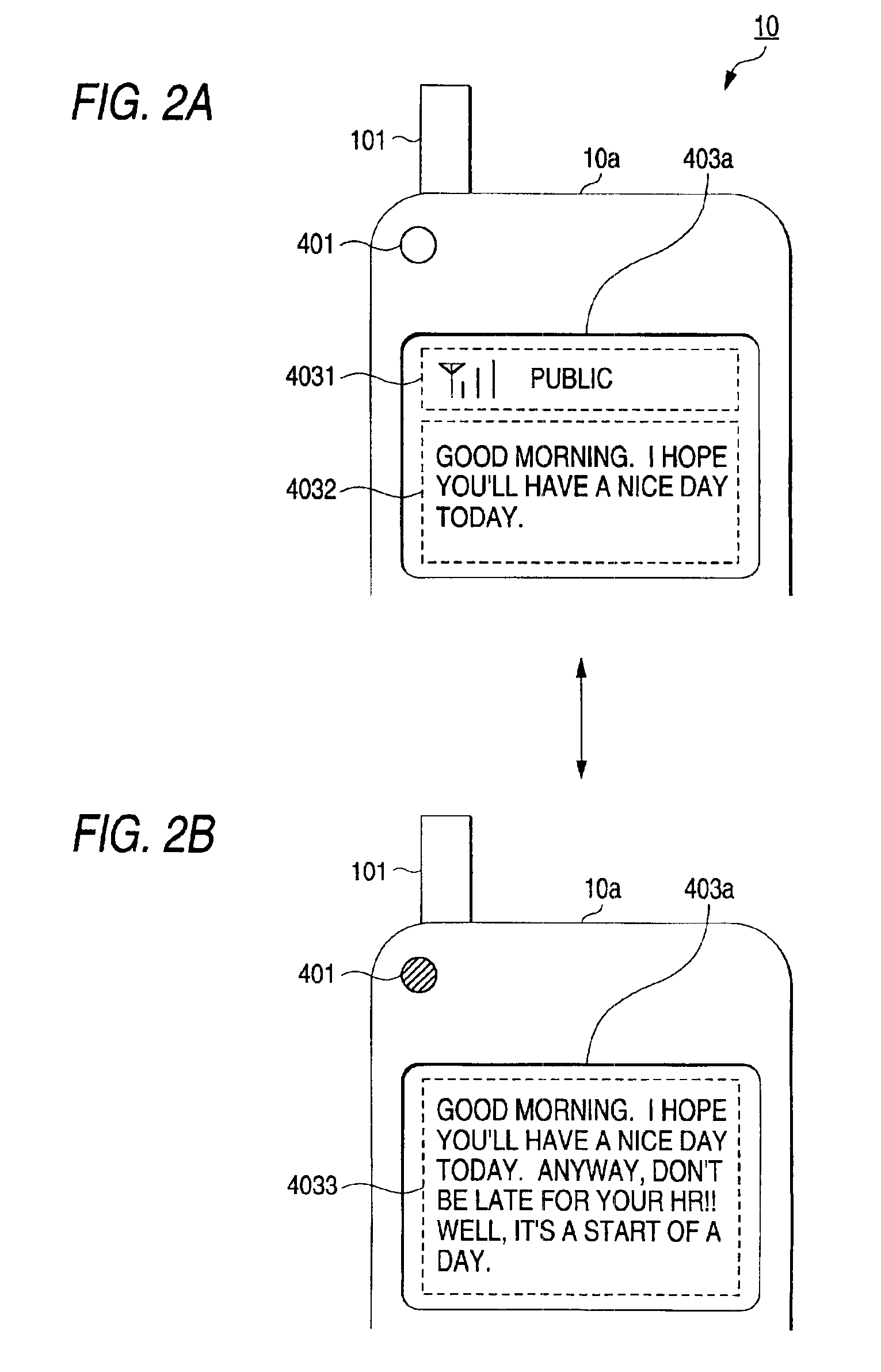 Mobile communication terminal and information display method thereof