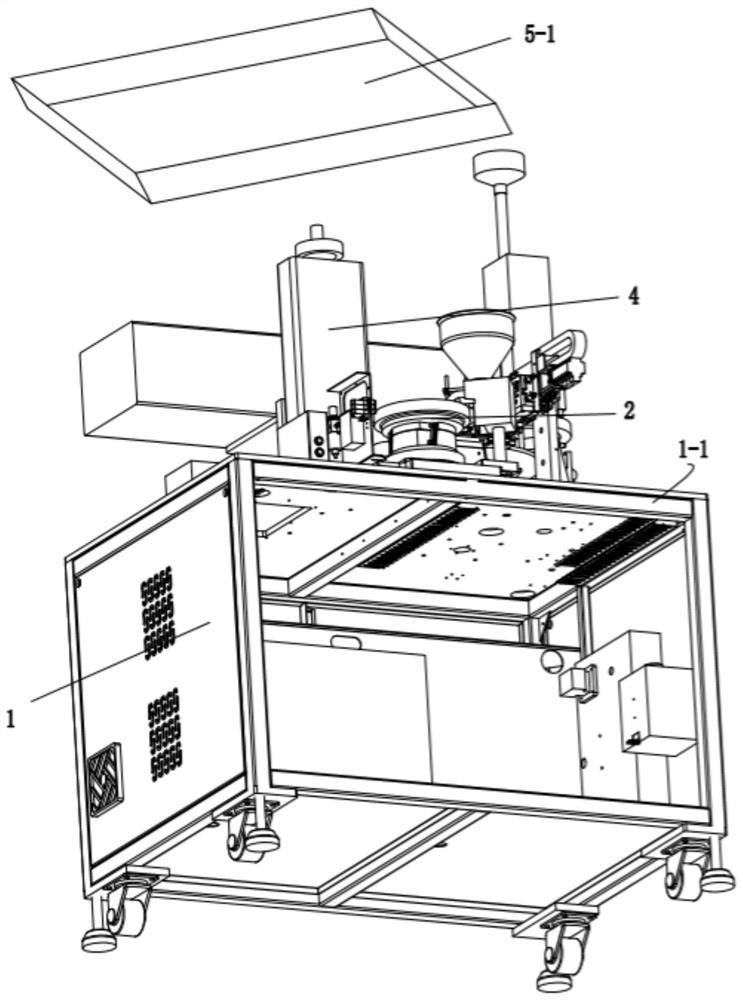 Full-automatic laser paint stripping and identifying all-in-one machine