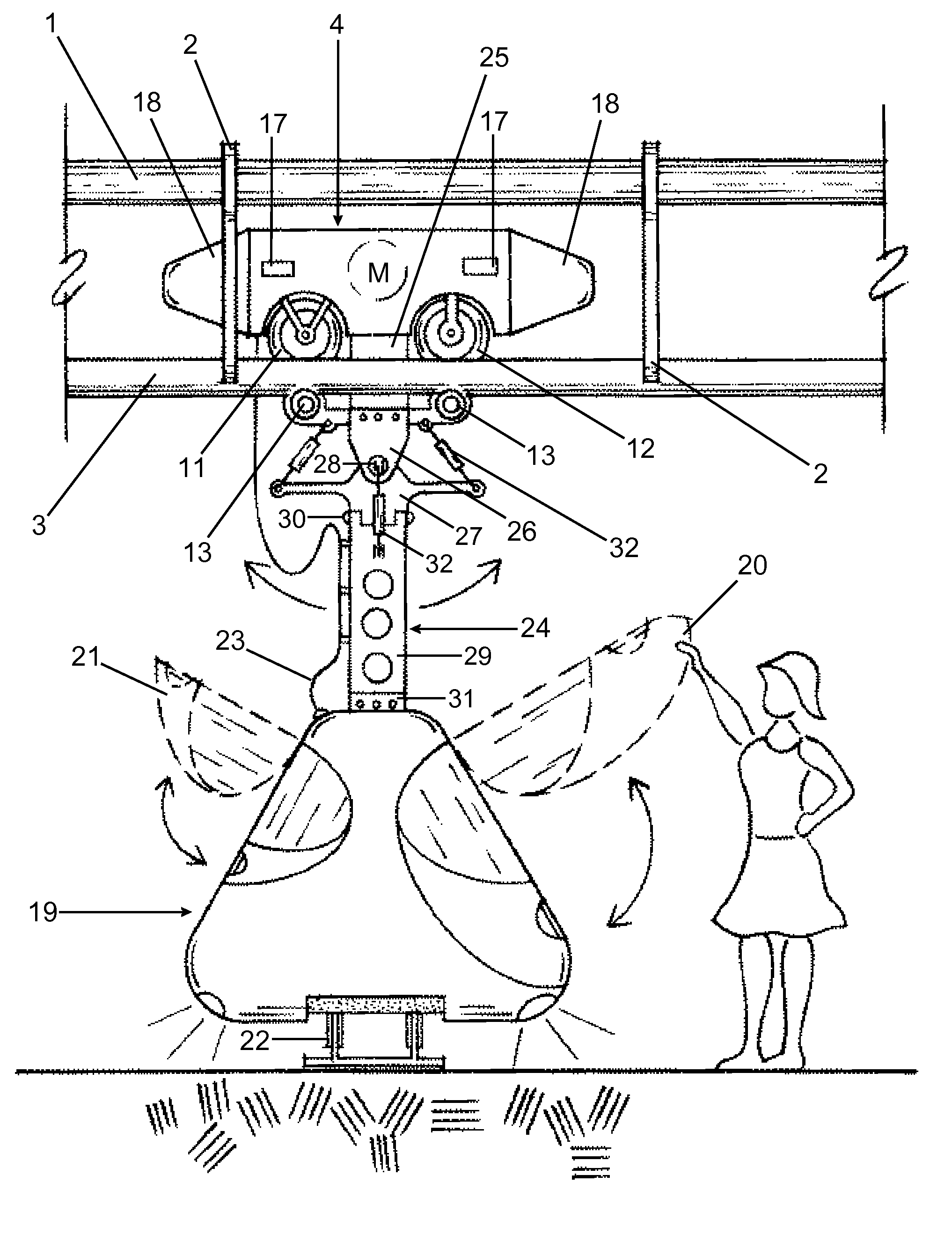 Overhead suspended personal transportation and freight delivery surface transportation system