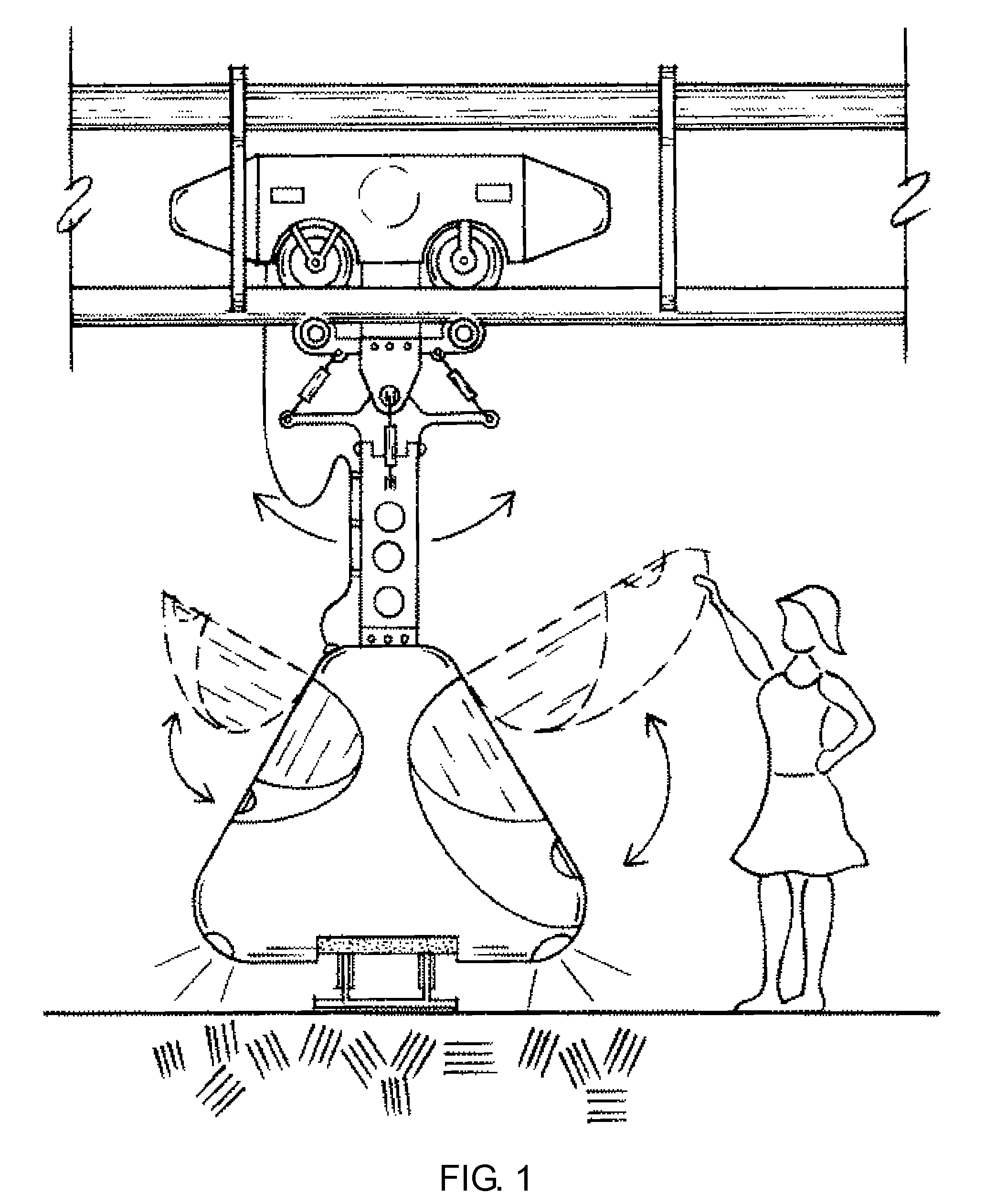 Overhead suspended personal transportation and freight delivery surface transportation system