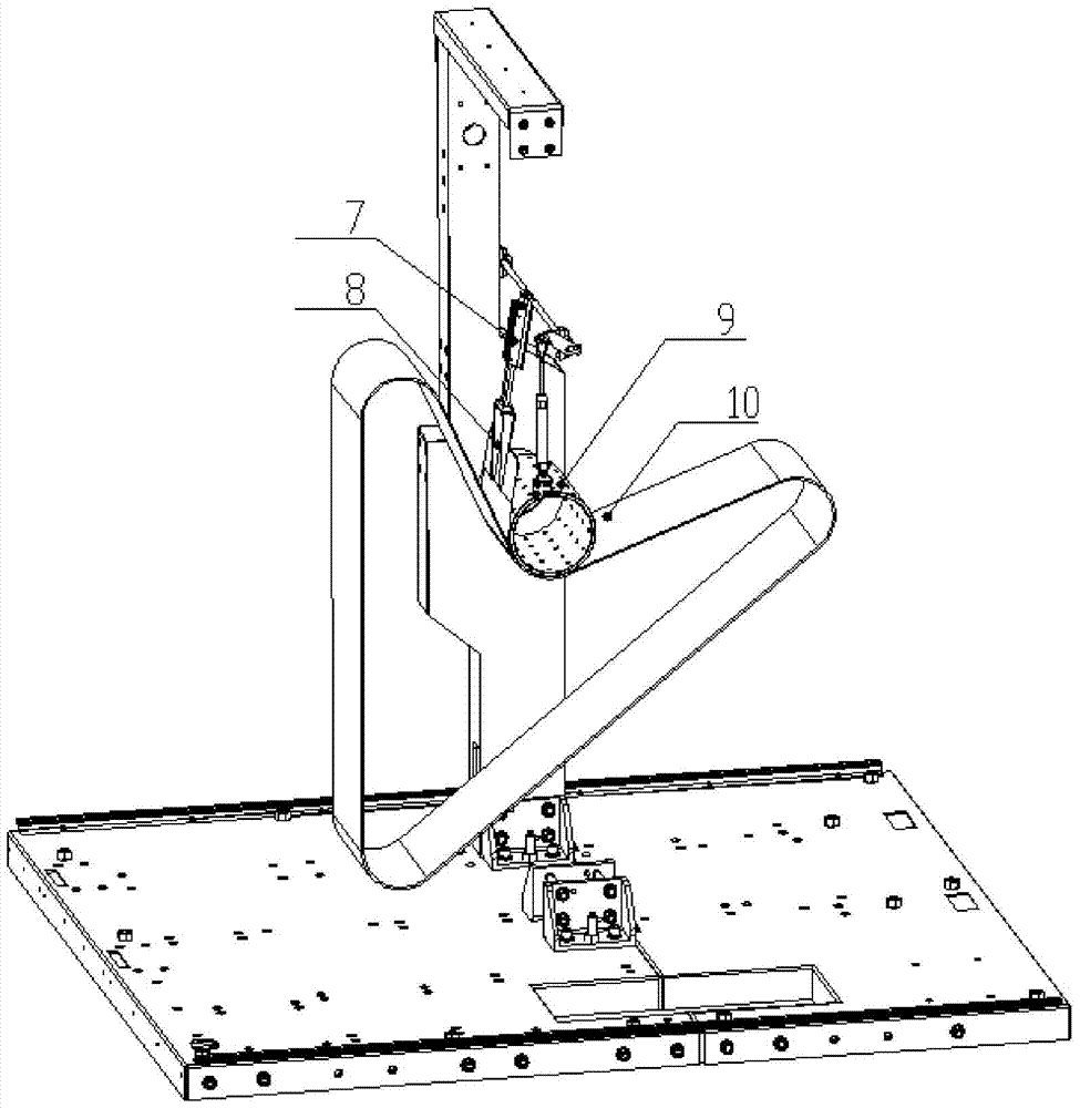 Cotton sliver doubling machine auxiliary winding device