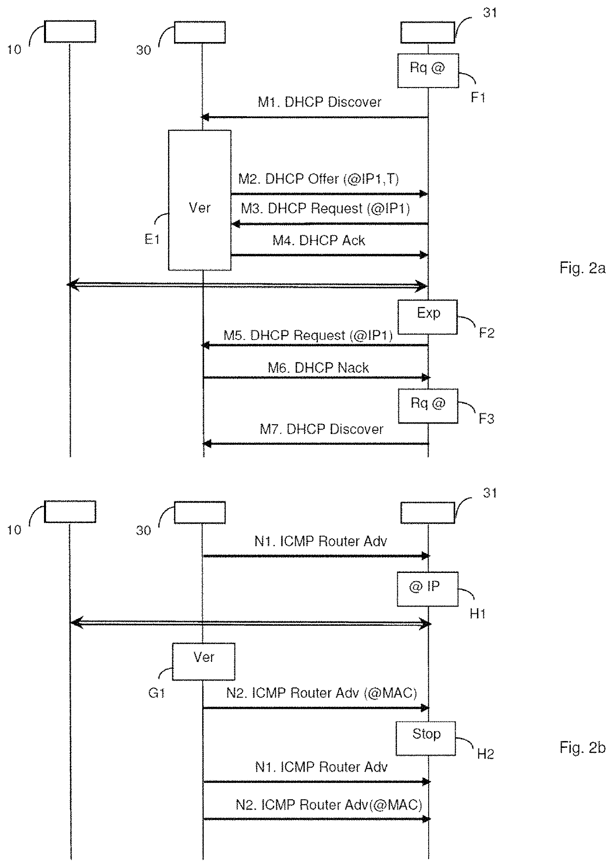 Technique for managing an address in a local area network