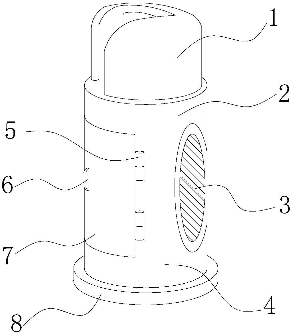 Precise positioning ophthalmic drip device