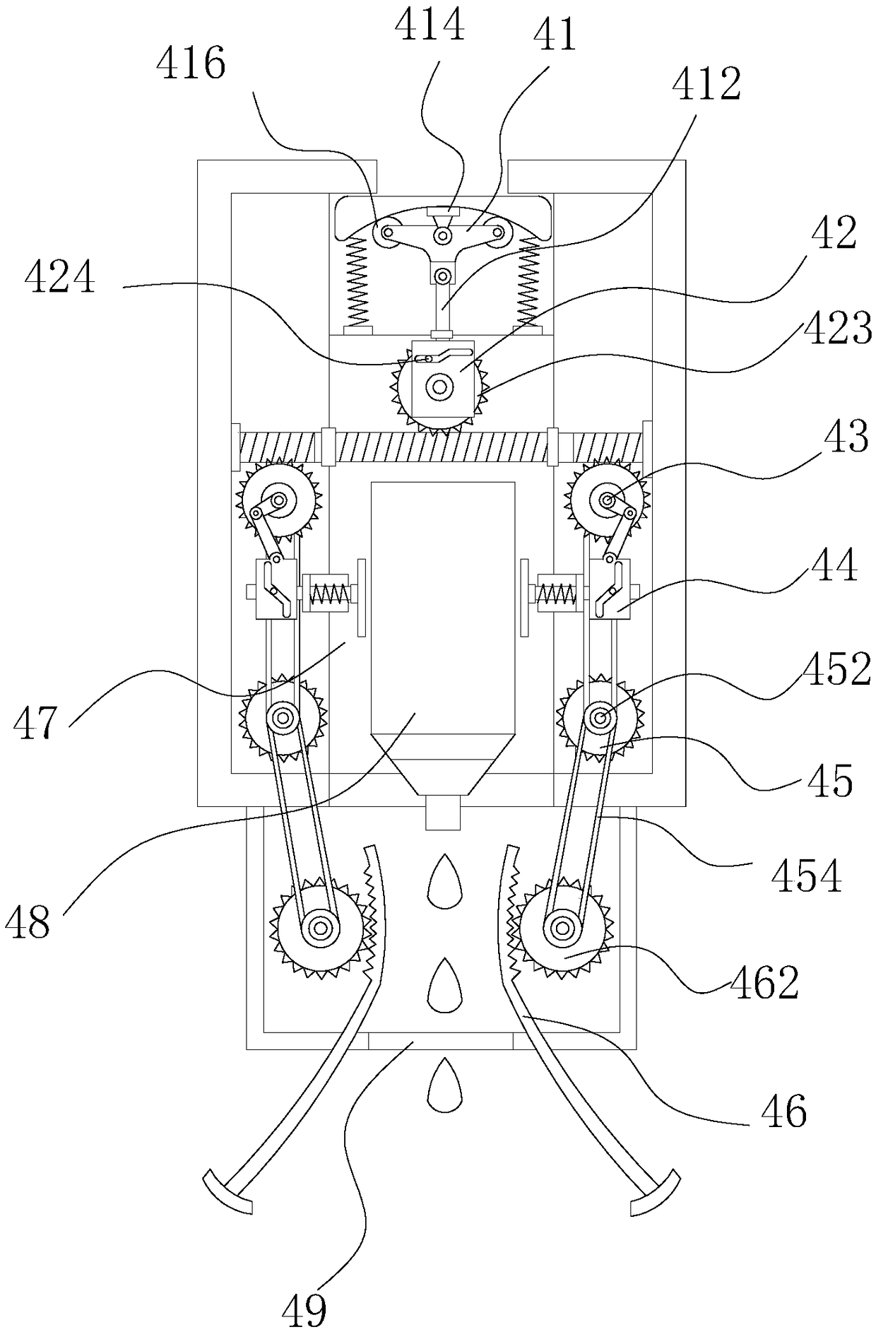 Precise positioning ophthalmic drip device