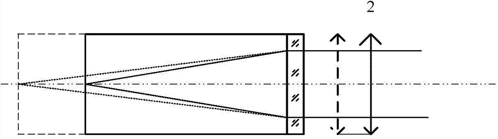 Wake flow bubble detection optical system