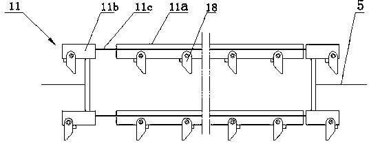 Suspension type track planting system of edible mushrooms