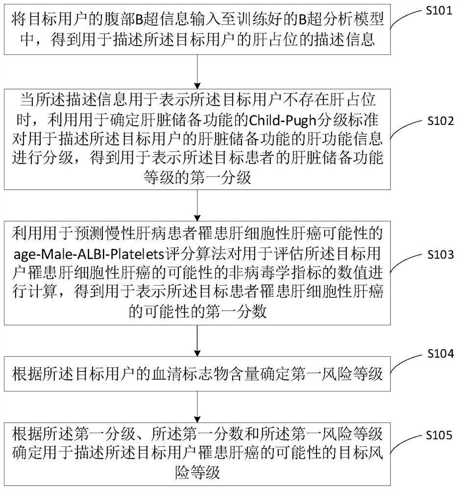 Risk level determination method and device, computer equipment and storage medium