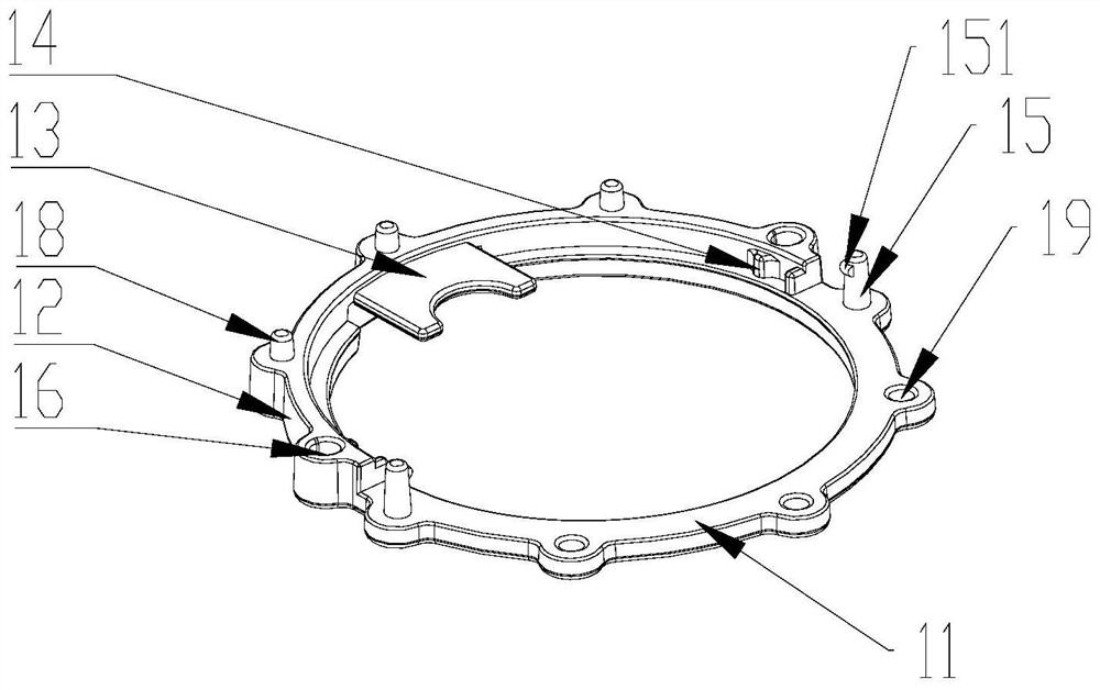 Electrode fixing structure, electrode assembly and electrolysis device