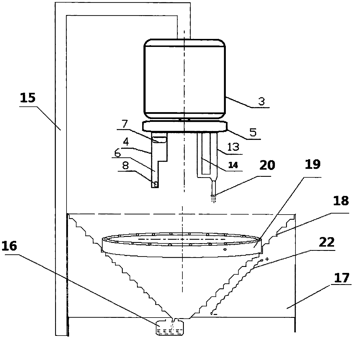 Bearing greasing device and clearing method adopted before greasing operation of bearing greasing device