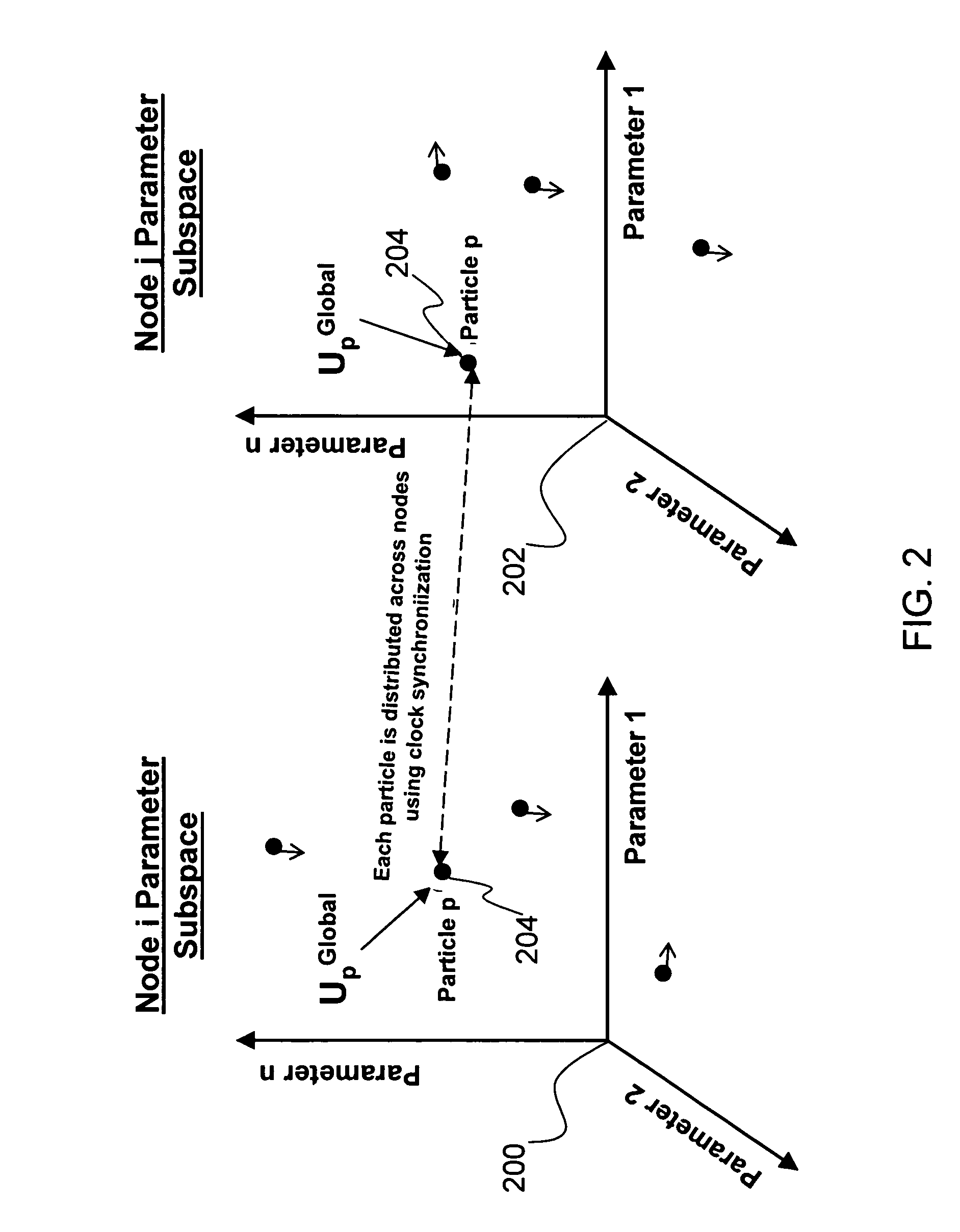 Network optimization system implementing distributed particle swarm optimization