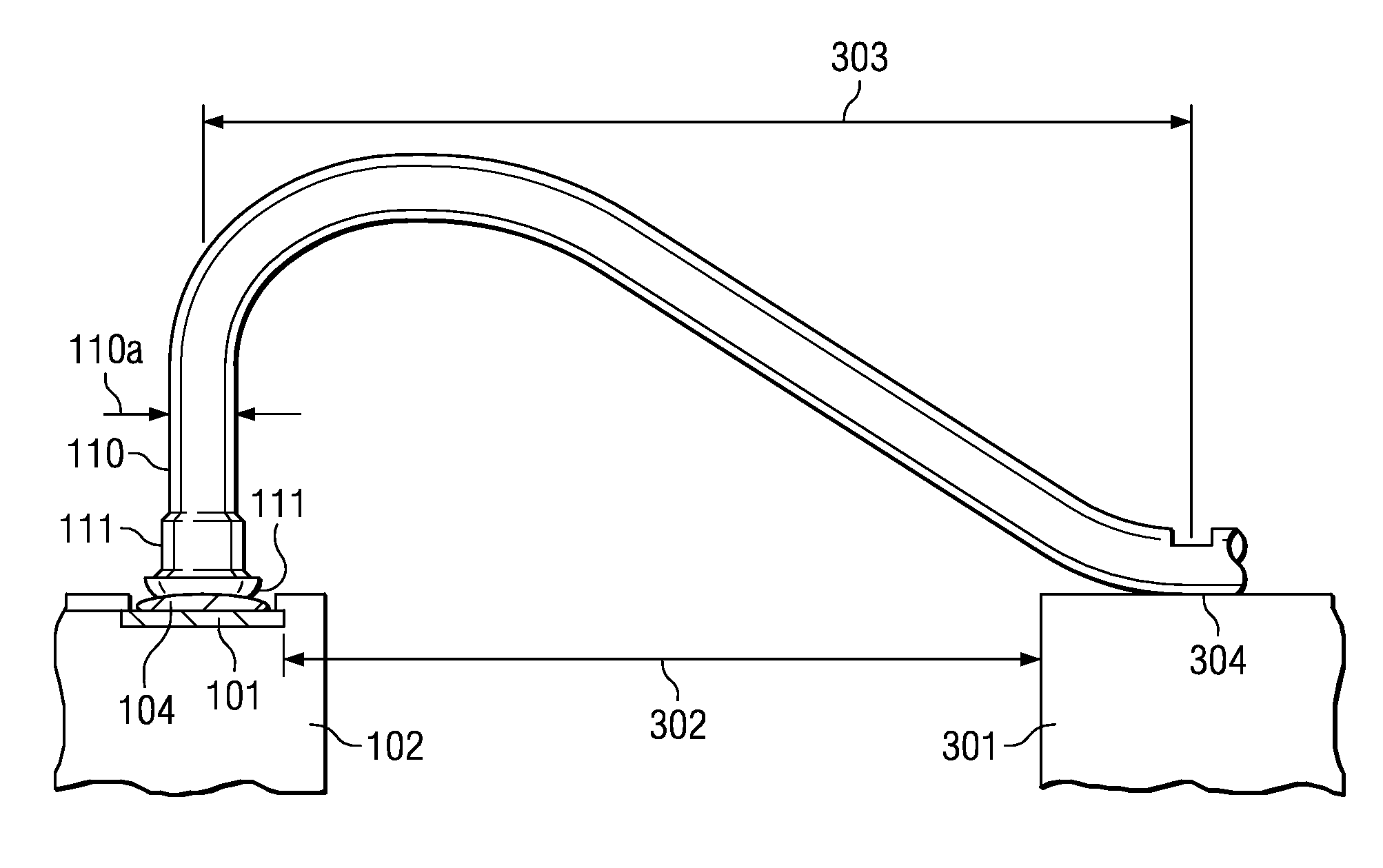 Wire bonds having pressure-absorbing balls