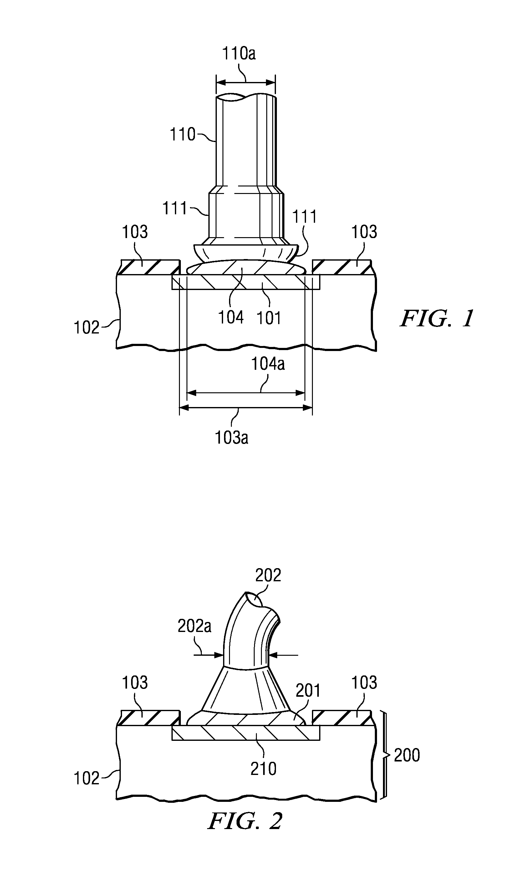 Wire bonds having pressure-absorbing balls