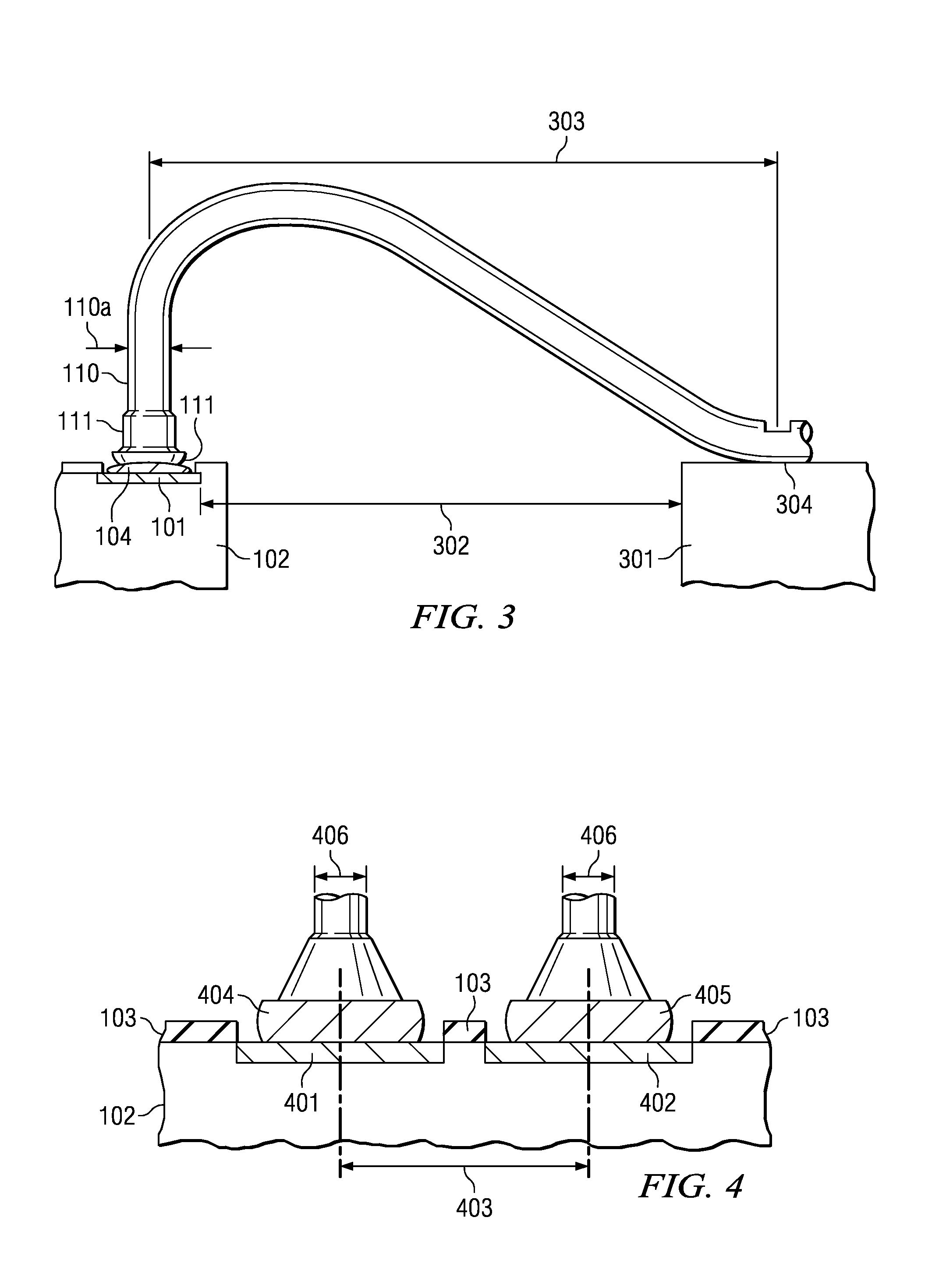 Wire bonds having pressure-absorbing balls