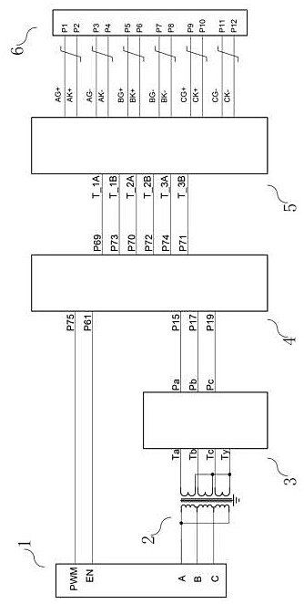 Three-phase silicon controlled rectifier voltage regulating system with self-adaptive performance