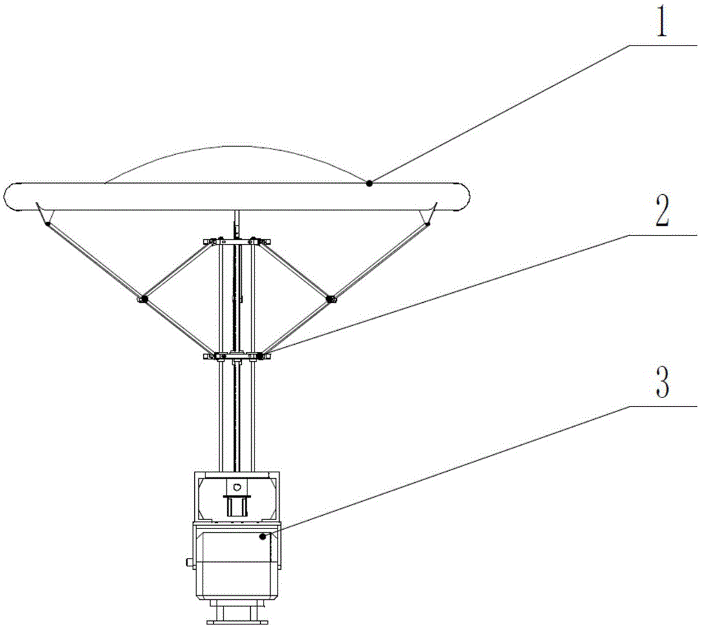 Design of inflation type space expandable device