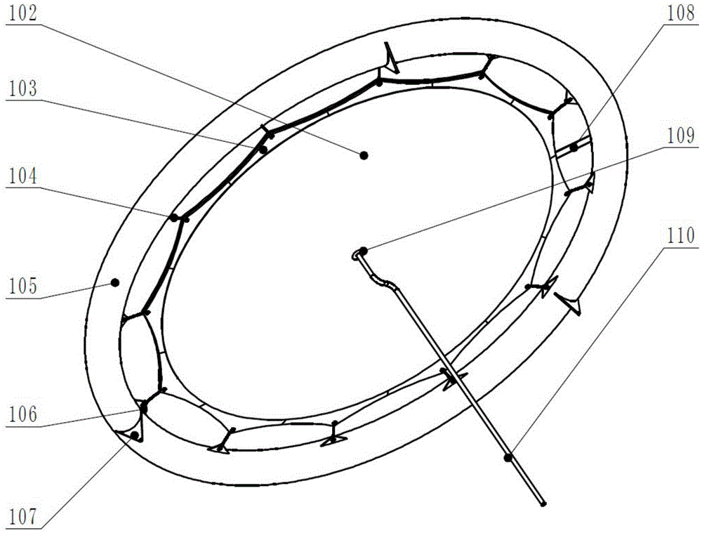 Design of inflation type space expandable device