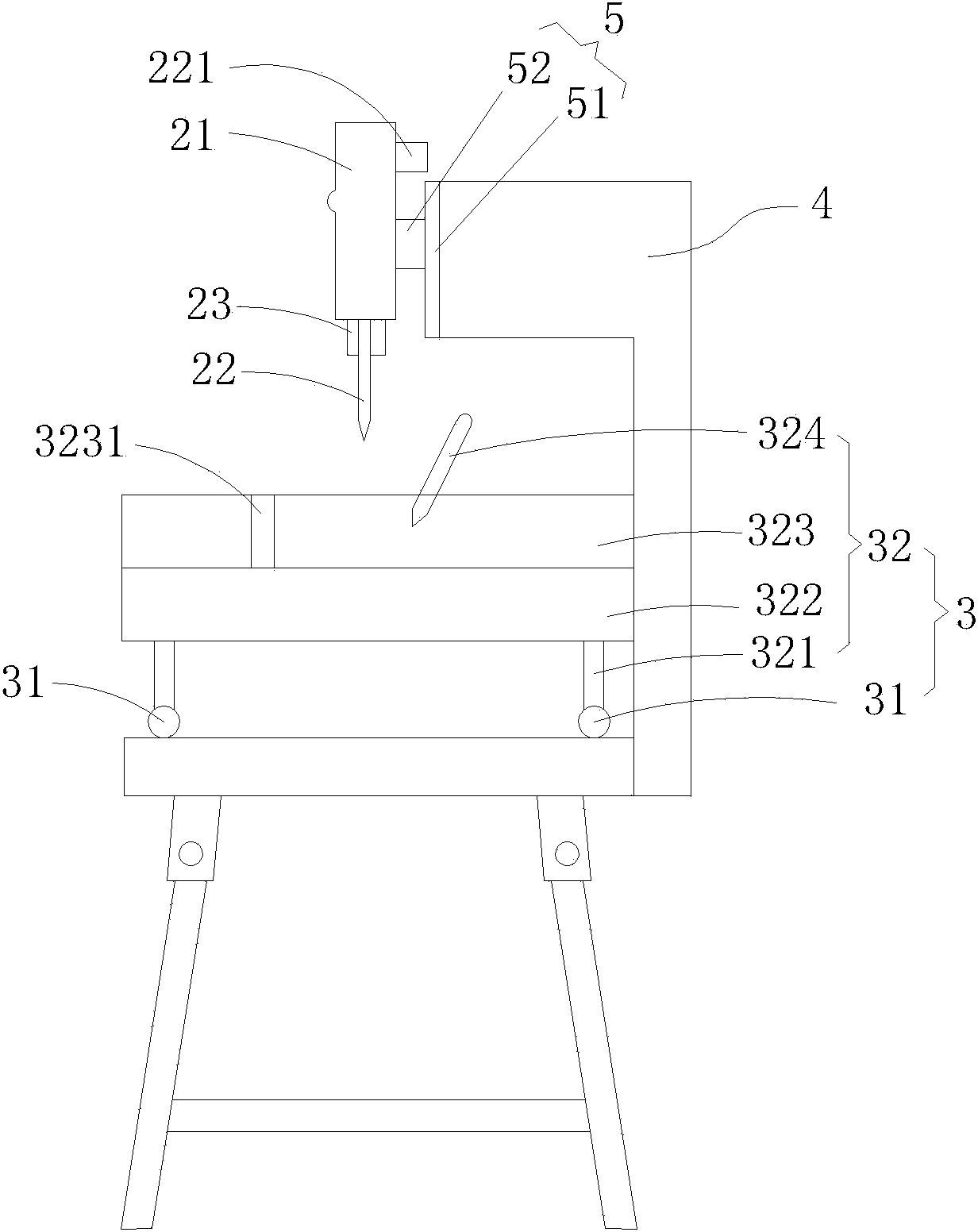 Small stone cutting machine