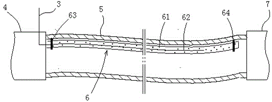 Breathing long tube heating device having automatic temperature control function