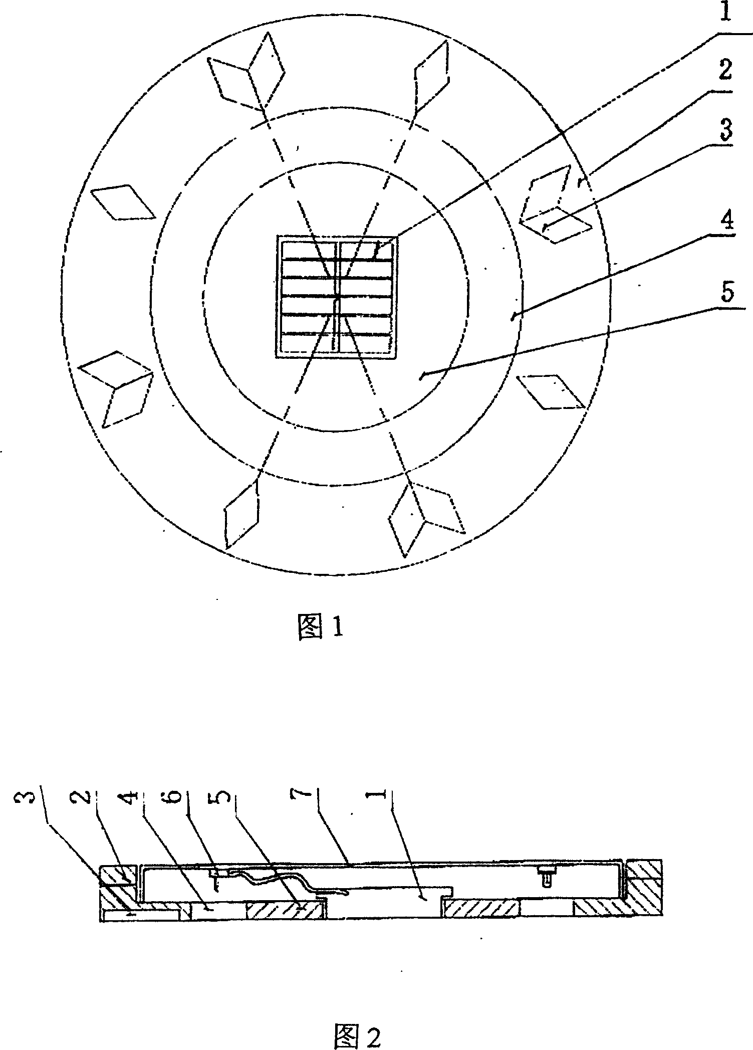 Decoration granite using solar energy