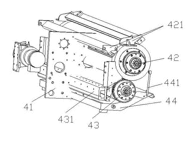 Single-face machine with paste coating system