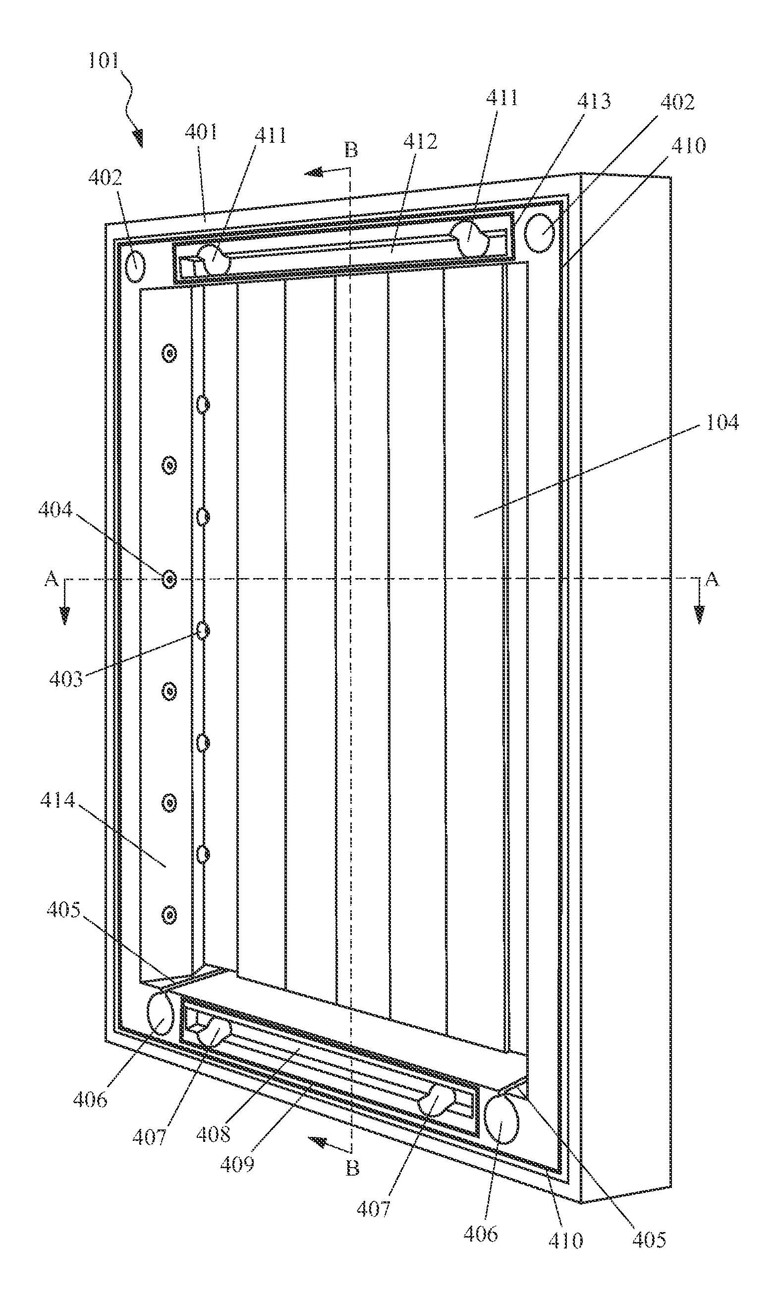 Modular evaporator and thermal energy storage system for chillers