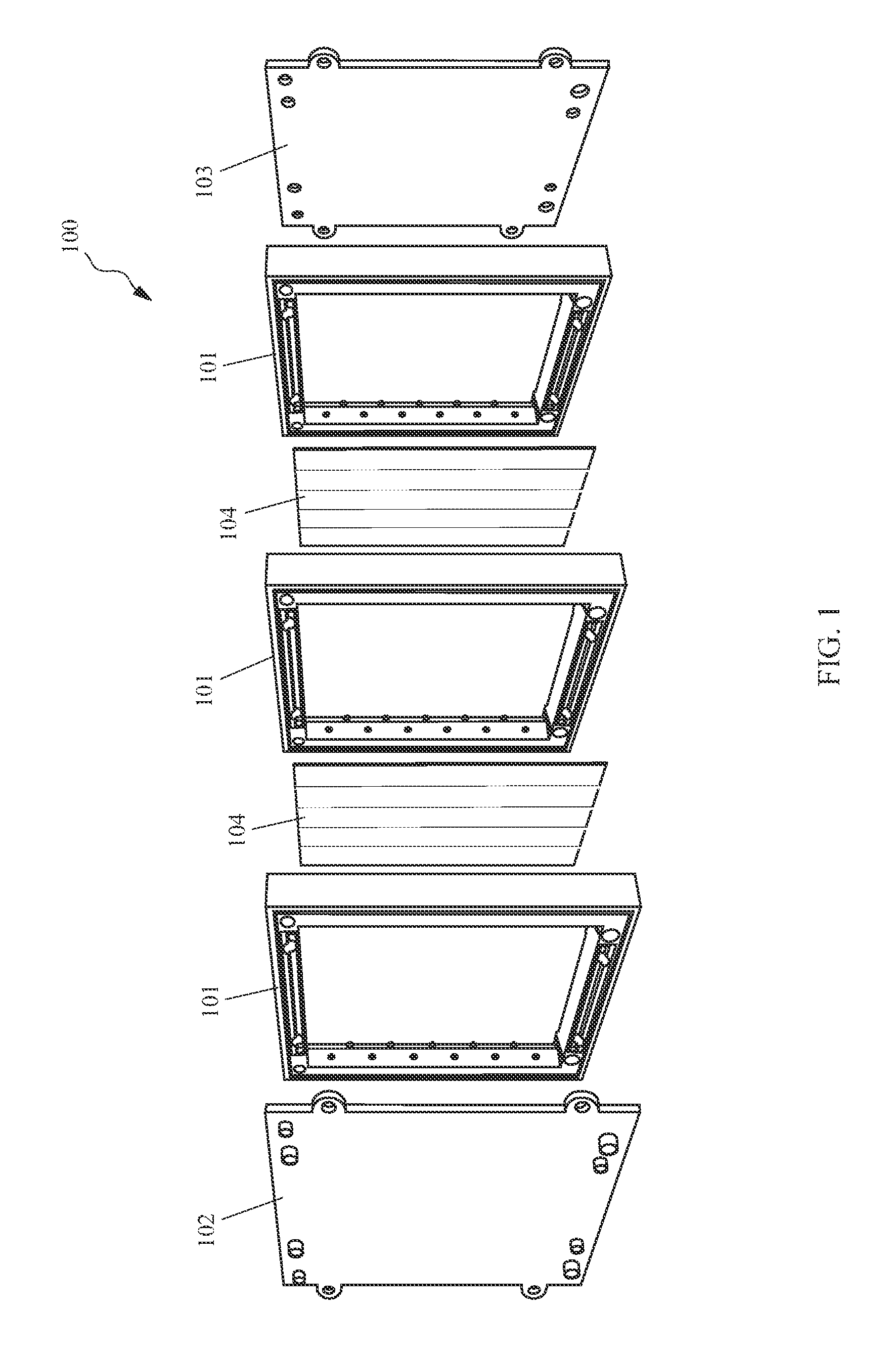 Modular evaporator and thermal energy storage system for chillers