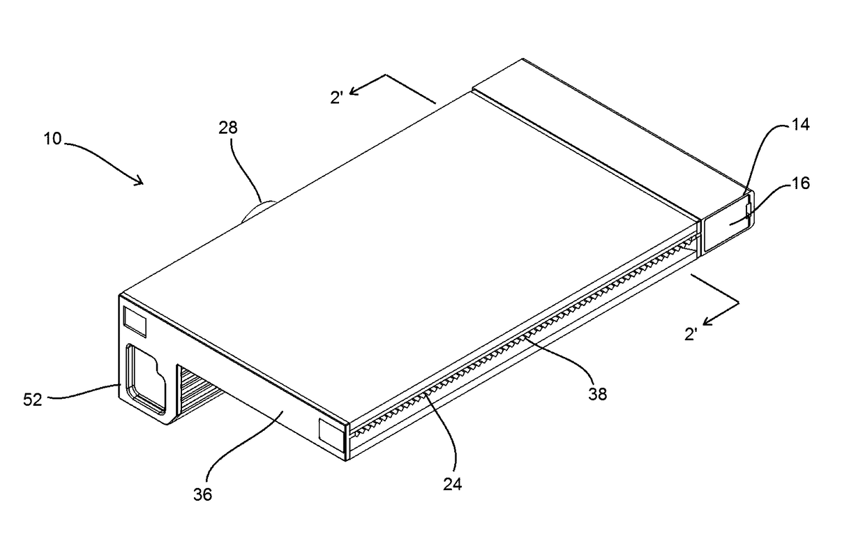 Lighted waterfall device